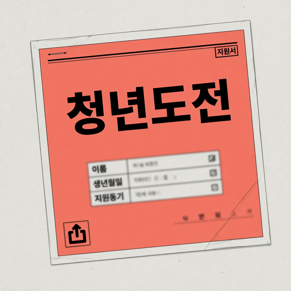 청년도전지원사업 신청 구직단념 청년 (2026)